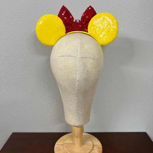 Winnie the Pooh Minnie Ears | Disney-Inspired Mickey Mouse Ears Headband - Picture 4 of 5